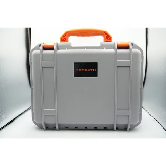 Yeteeth Other - Yeteeth Hard Case Gray & Orange 15X 11X 7